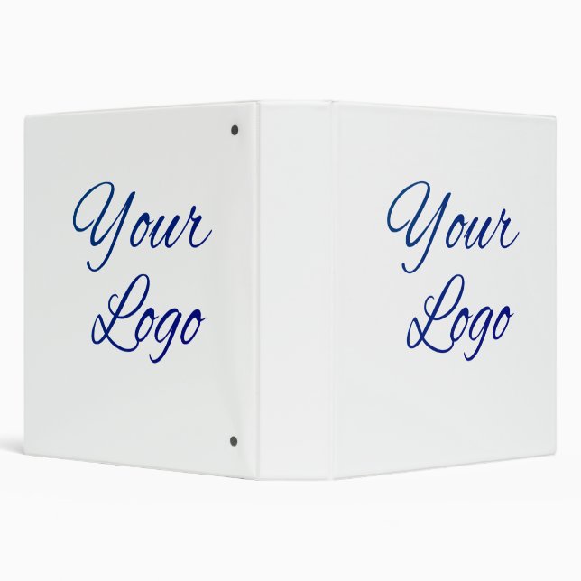 simple minimal add your logo/design here text      binder (Background)