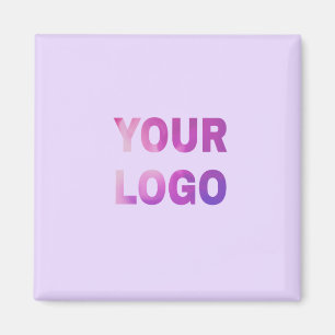 simple minimal add your logo/design here text magnet