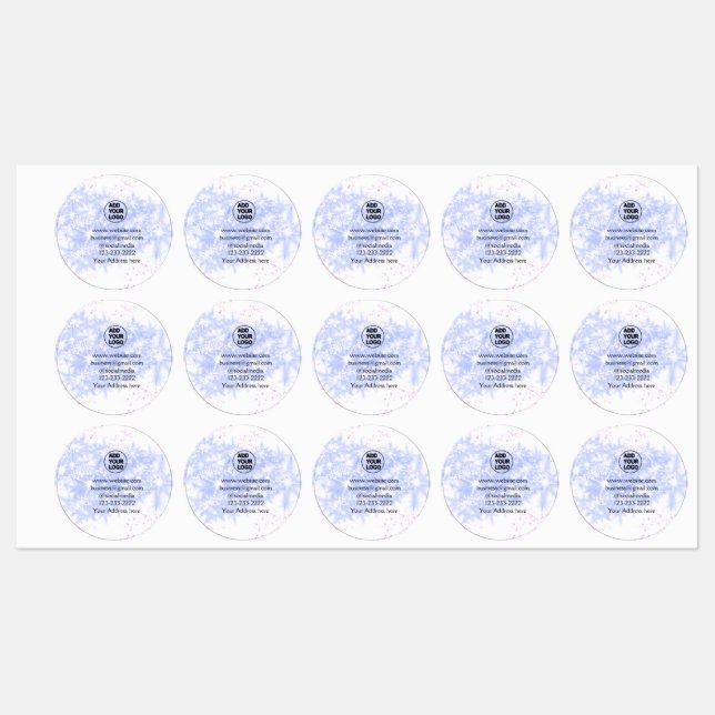 simple minimal add your logo/design here text name (Sheet)