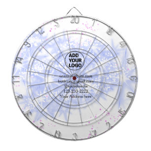 simple minimal add your logo/design here text name dartboard