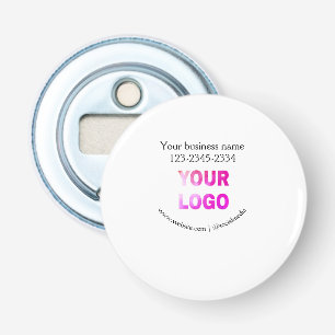 simple minimal add your logo/design here text pos bottle opener