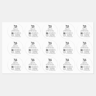 simple minimal add your logo/design here text Q R