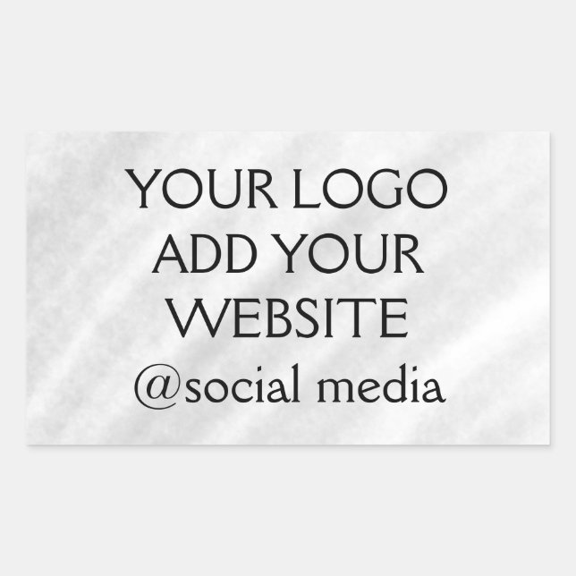 simple minimal add your logo/design here text      sticker (Front)