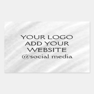 simple minimal add your logo/design here text      sticker