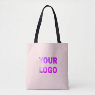 simple minimal add your logo/design here text      tote bag