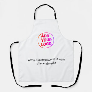 simple minimal add your logo/design watercolor  apron