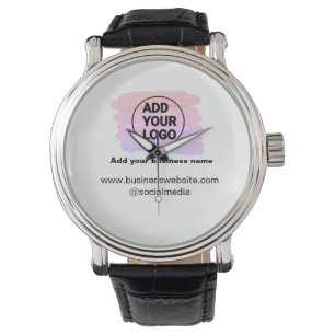 simple minimal add your logo/design watercolor     watch