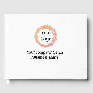 simple minimal add your logo gold website social t guest book