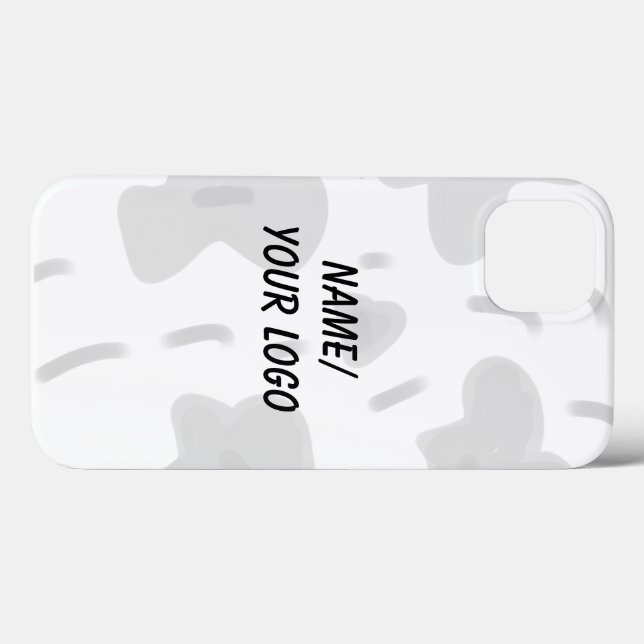 simple minimal add your logo name watercolor  Case (Back (Horizontal))