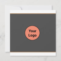 Simple minimal add your logo text name