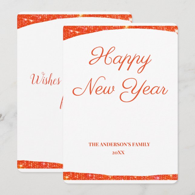 Simple minimal add your logo text name announcement (Front/Back)