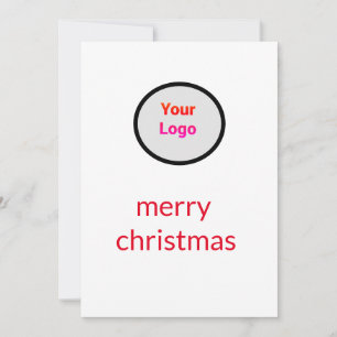 Simple minimal add your logo text name invitation