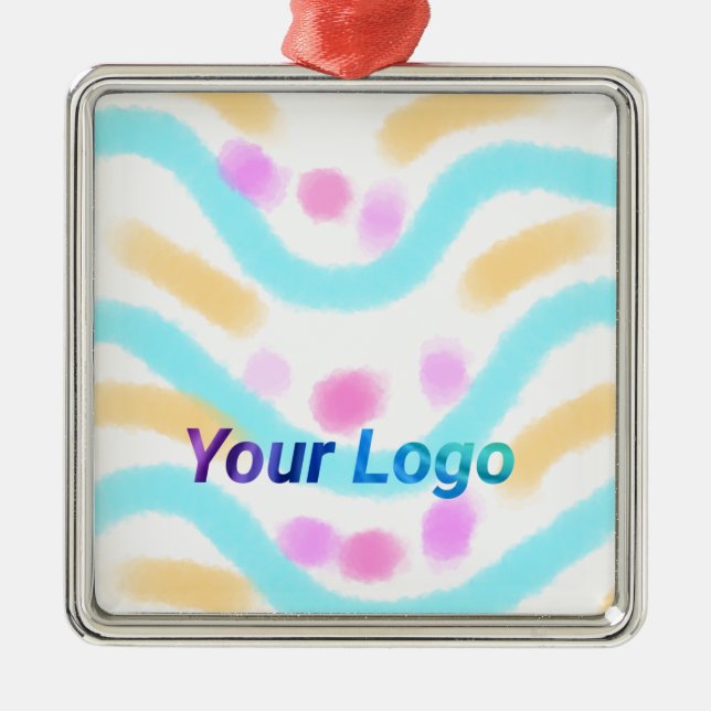 simple minimal add your name bridesmaid wedding ce metal ornament (Front)