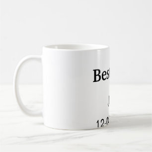 SIMPLE MINIMAL add your name custom best man Coffee Mug