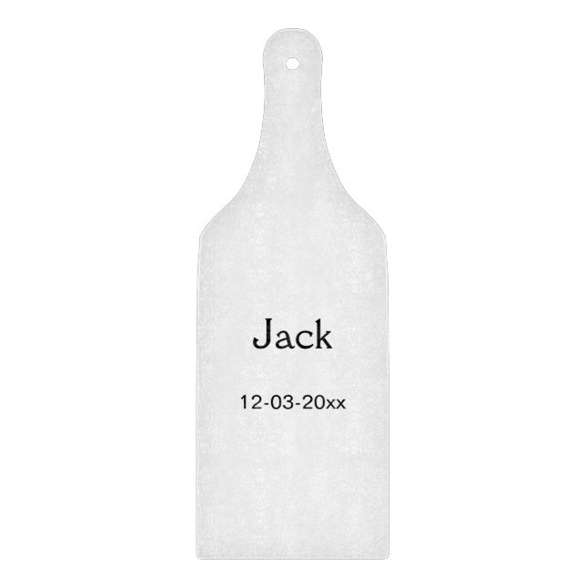 SIMPLE MINIMAL add your name custom groomsman  Cutting Board (Front)