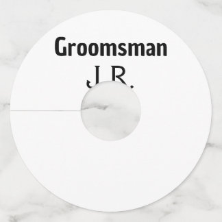 SIMPLE MINIMAL add your name custom groomsman     Wine Glass Tag