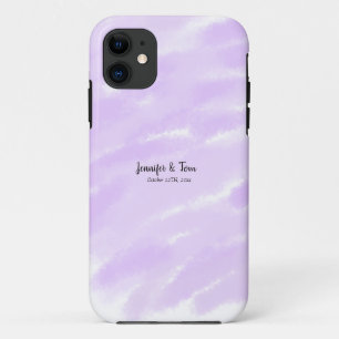 simple minimal add your name custom wedding unity iPhone 11 case