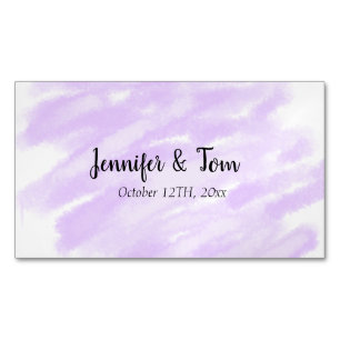 simple minimal add your name custom wedding unity  	Magnetic business card