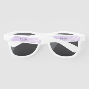 simple minimal add your name custom wedding unity  sunglasses