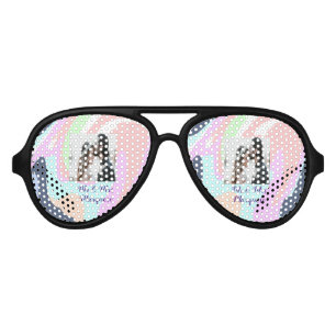 simple minimal add your name photo pastel paint ef aviator sunglasses