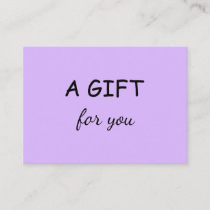 simple minimal add your name salon name address d discount card