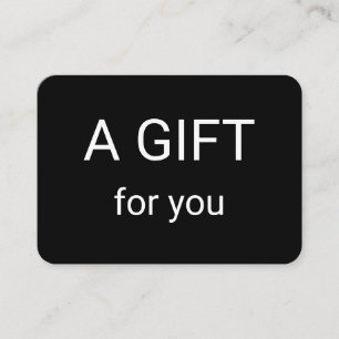 simple minimal add your name text address logo dis business card