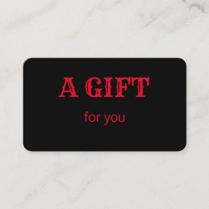 simple minimal add your name text address logo dis business card