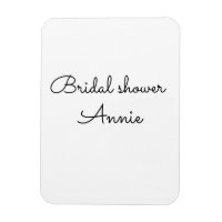 simple minimal add your name text bridal shower t