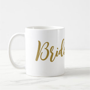 simple minimal add your name text bridesmaid gift coffee mug