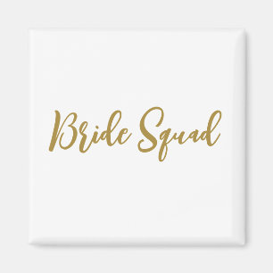 simple minimal add your name text bridesmaid gift magnet