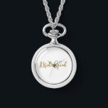 simple minimal add your name text bridesmaid gift  watch<br><div class="desc">design</div>