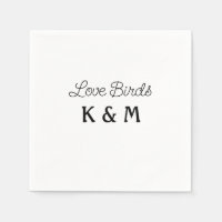 simple minimal add your name text love birds text 