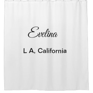 Simple minimal add your name text place city custo