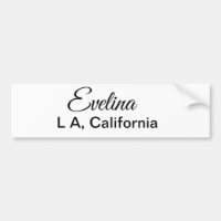 Simple minimal add your name text place city custo