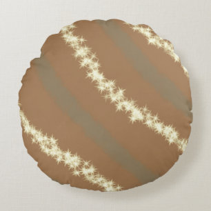 Simple minimal add your photo text glitter sparkle round pillow