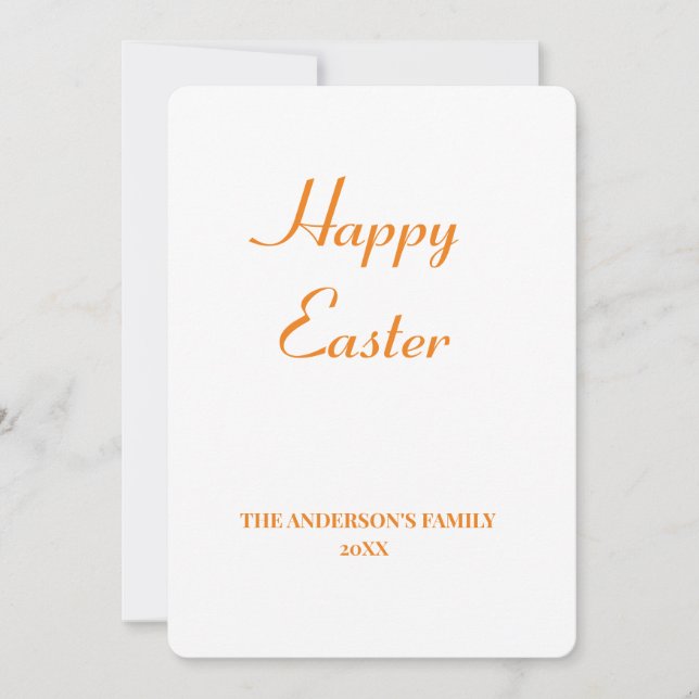 simple minimal add your text easter (Front)