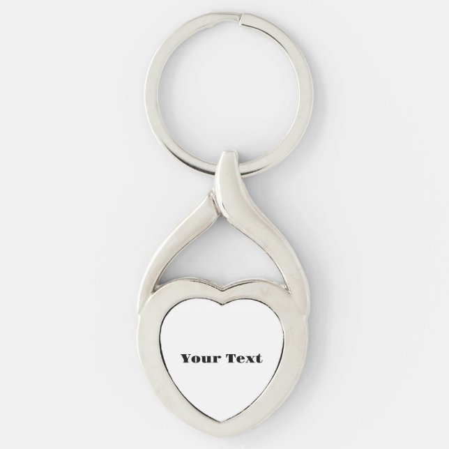 simple minimal add your text logo magnat magnet bu keychain (Front)
