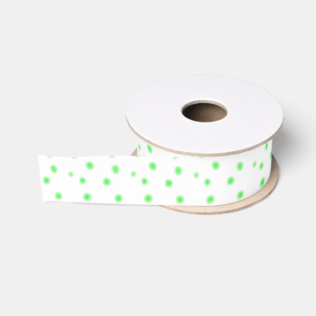 simple minimal add your text monogram name   satin grosgrain ribbon (Spool)