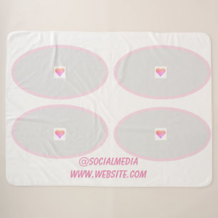 simple minimal add your text monogram name throw b