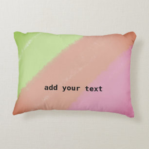 simple minimal add your text monogram photo throw accent pillow