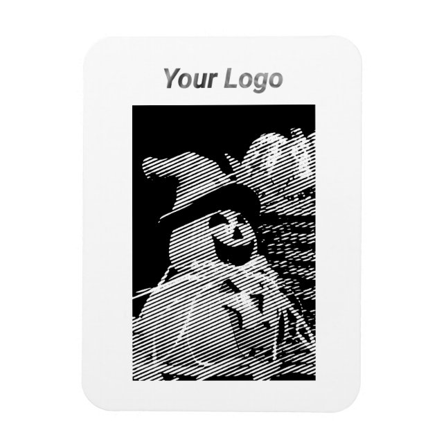 simple minimal add your text new year card magnet (Vertical)