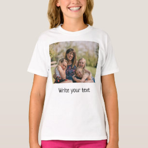 simple minimal add your text photo christmas   T-S T-Shirt