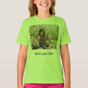 simple minimal add your text photo christmas T-S T-Shirt