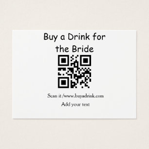Simple minimal bachelorette buy a bride drink barc
