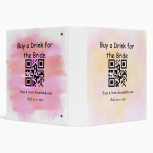 Simple minimal bachelorette buy a bride drink wate binder