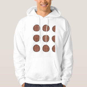 simple minimal basketball baseball bronn custom hoodie