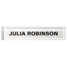 SIMPLE MINIMAL BLACK AND WHITE PERSONALIZED