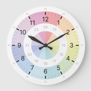 Simple Minimal Classic Children Large Clock