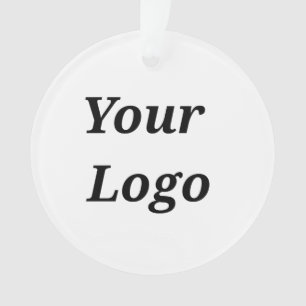 Simple minimal colorful abstract add your text cer ornament