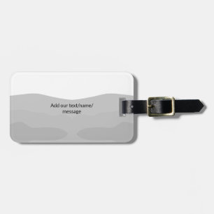 Simple minimal colourful abstract add your text ce luggage tag